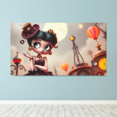 Toile Betty Steampunk 2 (Insitu (Plancher de Bois))