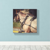 Toile Beuatiatiative Horse (Insitu (Plancher de Bois))