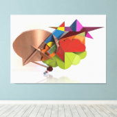 Toile Beyond the Clouds (Insitu (Plancher de Bois))