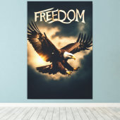 Toile Beyond Wings: Freedom with an Eagle (Insitu (Plancher de Bois))