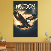 Toile Beyond Wings: Freedom with an Eagle (Insitu(Salon))