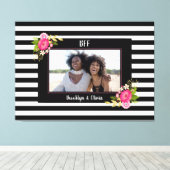 Toile BFF Best Friends Forever Photo Block (Insitu (Plancher de Bois))
