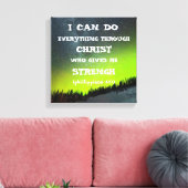 Toile Bible Verse Inspiration Citation Écriture (Insitu(Salon))