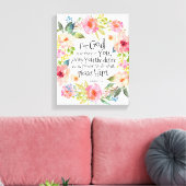 Toile Bible Verse Philippians 2:13 Tile Étiquetée (Insitu(Salon))