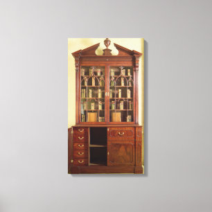 Toile Bibliothèque pedimented cassée de bureau