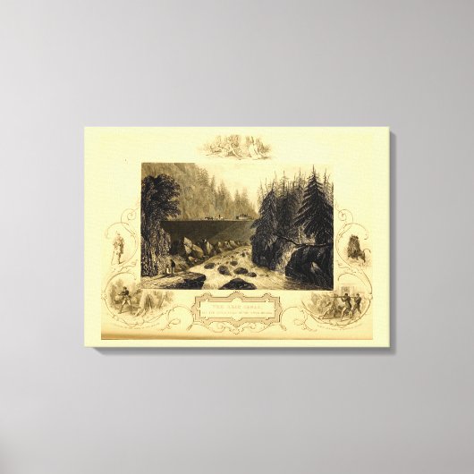 Toile Bicentenaire du canal Erie historique (Recto)