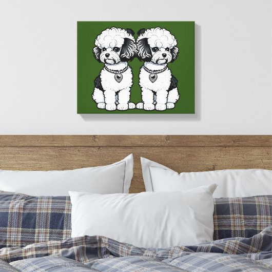 Toile Bichon Frise (Insitu(Chambre))