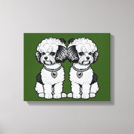 Toile Bichon Frise (Recto)