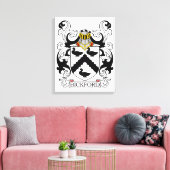 Toile Bickford Family Crest (Insitu(Salon))