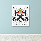Toile Bickford Family Crest (Insitu (Plancher de Bois))