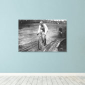Toile Bicycle Racer à la course Washington DC de 6 jours (Insitu (Plancher de Bois))