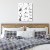 Toile Bicyclette à grande roue Penny Farthing (Insitu(Chambre))