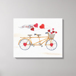 Toile Bicyclette rustique de Valentine construite pour