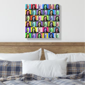 Toile Biden Harris Pop Art (36 Couleurs) (Insitu(Chambre))