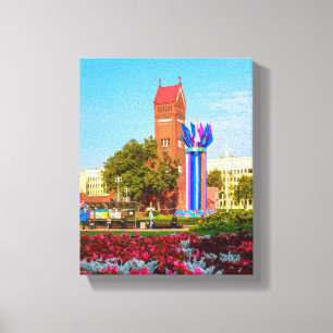 Toile BiélБ е л а р ь у с de Minsk М de Minsk Archite