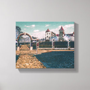 Toile Biélorussie Б л а р у с Château de Mir de de de