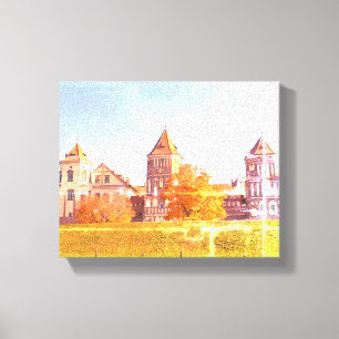 Toile Biélorussie Б л а р у с Château de Mir de de de