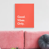 Toile Bien. Vibes. Seulement. Tangerine Tango couleurs m (Insitu(Salon))