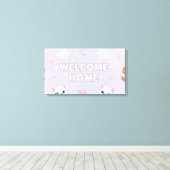Toile Bienvenue chez vous  (Insitu (Plancher de Bois))