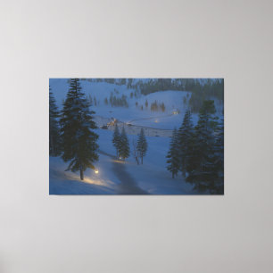 Toile Bienvenue dans l'impression Cwm Canvas
