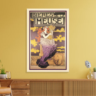 Toile Bière de la Meuse par Marc Auguste Bastard