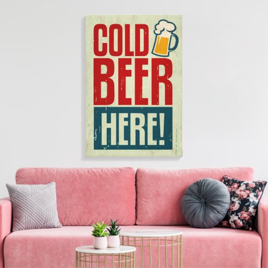 Toile Bière froide (Insitu(Salon))