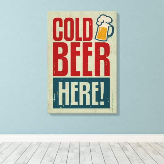 Toile Bière froide (Insitu (Plancher de Bois))