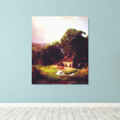 Toile Bierstadt Albert Le Vieux Moulin (Insitu (Plancher de Bois))