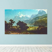 Toile Bierstadt Lake Lucerne Peinture (Insitu (Plancher de Bois))