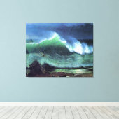 Toile Bierstadt - Mer d'Emeraude, célèbre peinture, (Insitu (Plancher de Bois))