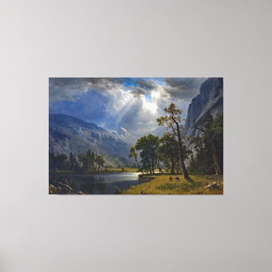 Toile Bierstadt Mont Starr King Yosemite Peinture (Recto)