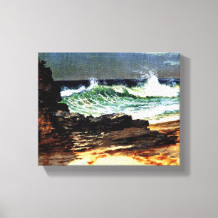 Toile Bierstadt - Plage à Nassau
