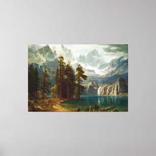 Toile Bierstadt Sierra Nevada Peinture