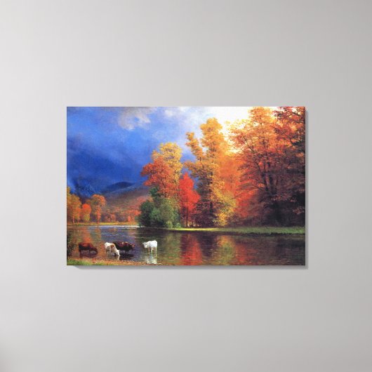 Toile Bierstadt Sur La Peinture Saco (Recto)