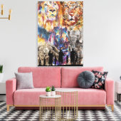 Toile Big 5 - Afrique (Insitu(Salon))