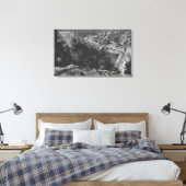 Toile Big Bear Lake, CA Highway au-dessus du barrage (Insitu(Chambre))