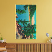 Toile Big Bear Lake Vue sur Rim o' World Drive (Insitu(Salon))