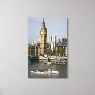 Toile Big Ben et la Tamise