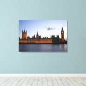 Toile Big Ben et les Chambres du Parlement dans la ville (Insitu (Plancher de Bois))