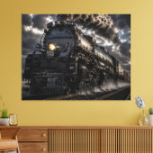 Toile Big Boy 4014 | Géant à vapeur à travers la tempête (Insitu(Salon))