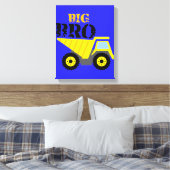 Toile Big Bro Construction Camion à vidange jaune (Insitu(Chambre))