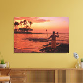 Toile Big Island, Hawaii. Coucher du soleil, Big Island  (Insitu(Salon))