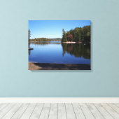 Toile Big Sebago Lake, Maine (Insitu (Plancher de Bois))