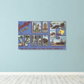 Toile Big Spring, Texas - Scènes de grandes lettres (Insitu (Plancher de Bois))
