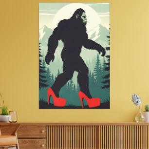Toile Bigfoot drôle