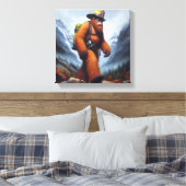 Toile Bigfoot le pompier d'élite (Insitu(Chambre))
