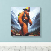 Toile Bigfoot le pompier d'élite (Insitu (Plancher de Bois))