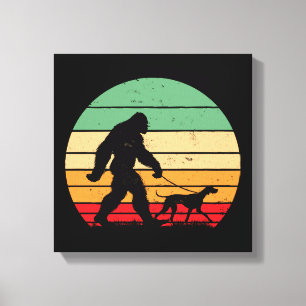 Toile Bigfoot Marchant Chien Pointer Allemand À Poil Cou