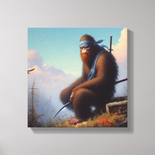 Toile Bigfoot Ninja (Recto)