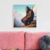 Toile Bigfoot Ninja (Insitu(Salon))